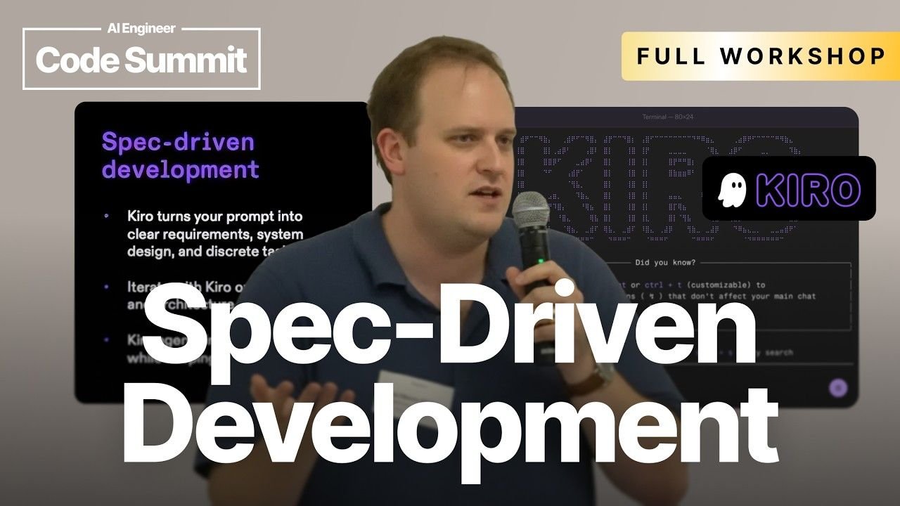 Miniature de la vidéo: Spec-Driven Development: Sharpening your AI toolbox