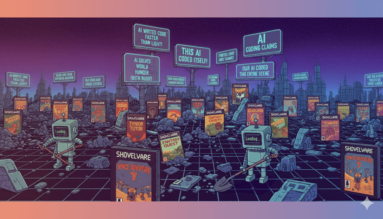 Where's the Shovelware? Questioning AI Coding Productivity Claims